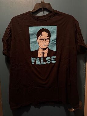 Ripple Junction Black T-Shirt with Light Blue Graphic - FALSE Design